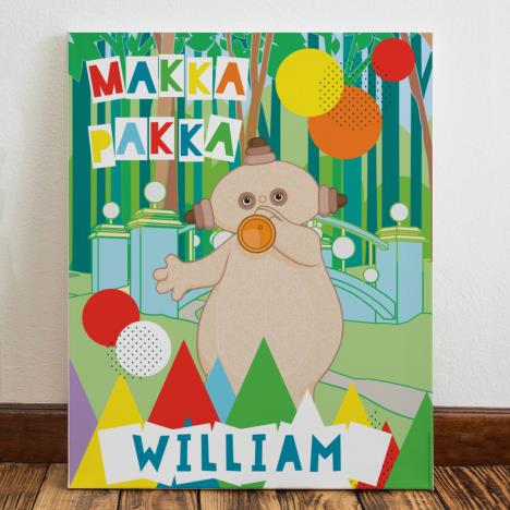 Personalised Makka Pakka Canvas Print Extra Image 1